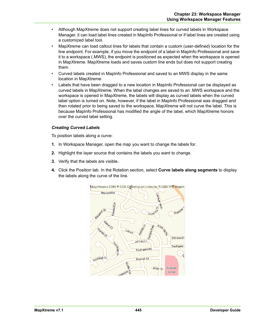 Pitney Bowes MapXtreme User Manual | Page 438 / 640