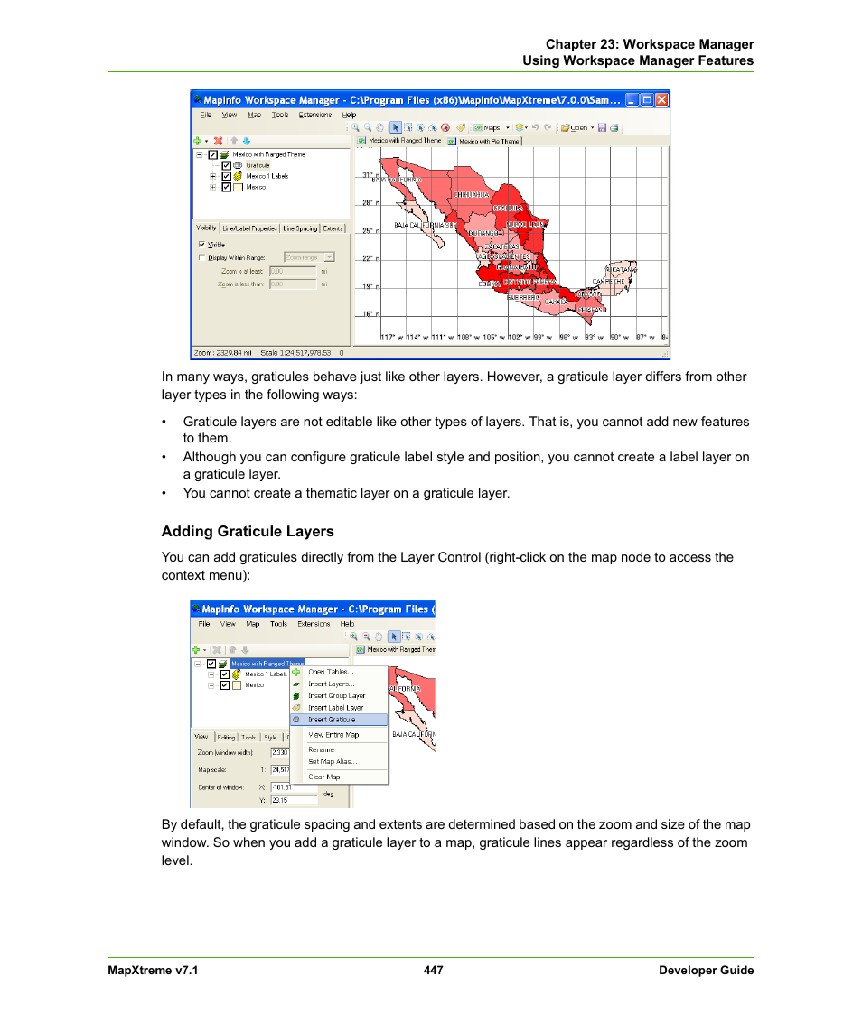Pitney Bowes MapXtreme User Manual | Page 440 / 640