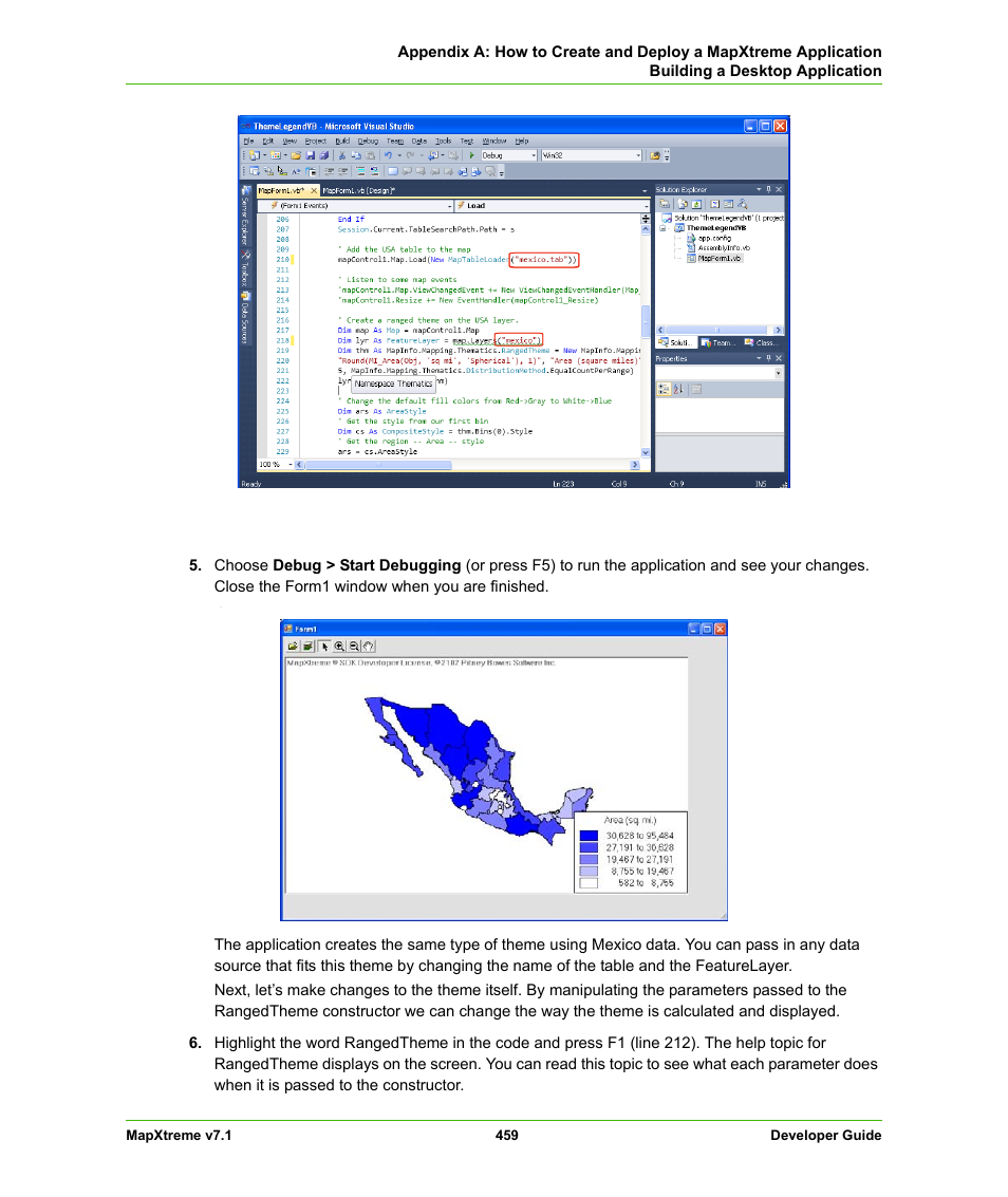 Pitney Bowes MapXtreme User Manual | Page 452 / 640