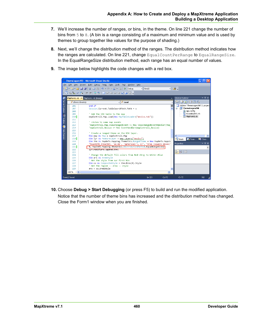 Pitney Bowes MapXtreme User Manual | Page 453 / 640