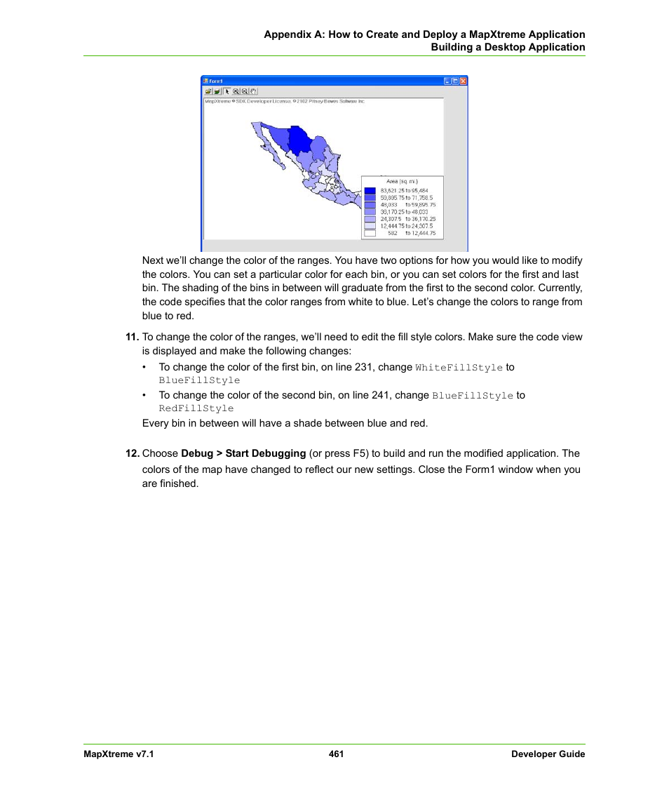Pitney Bowes MapXtreme User Manual | Page 454 / 640