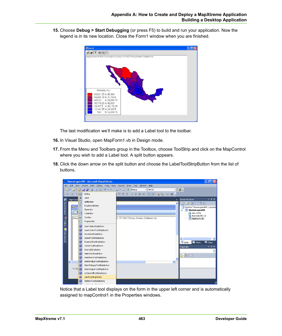Pitney Bowes MapXtreme User Manual | Page 456 / 640