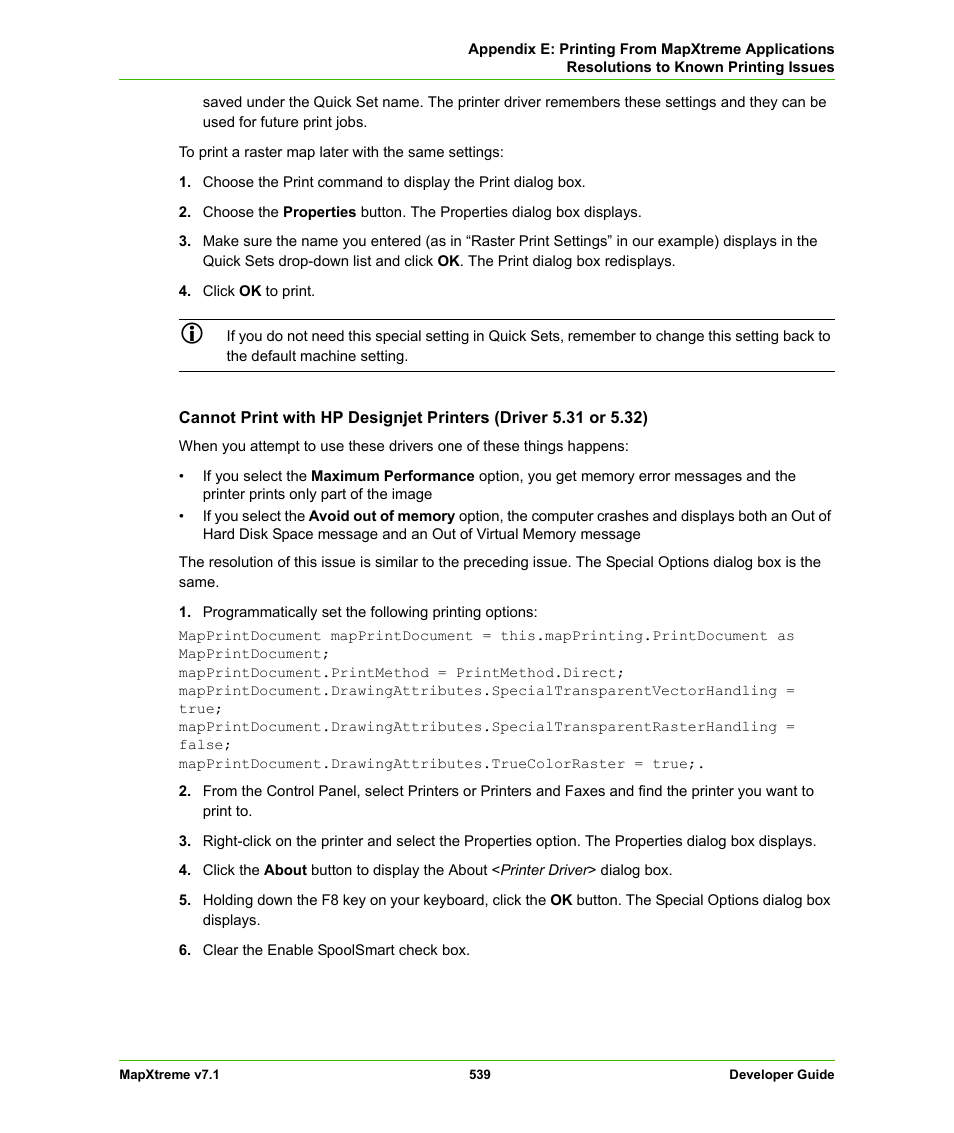 Pitney Bowes MapXtreme User Manual | Page 532 / 640