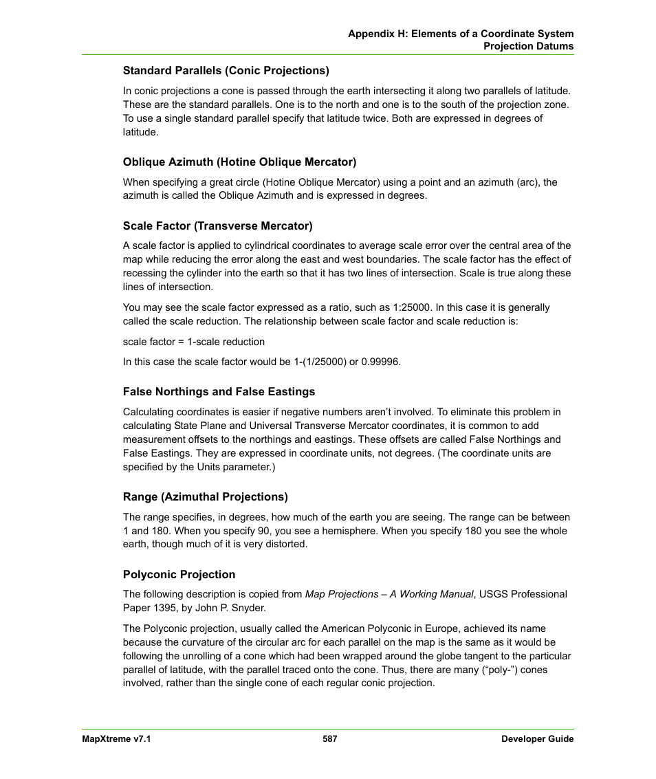 Pitney Bowes MapXtreme User Manual | Page 580 / 640