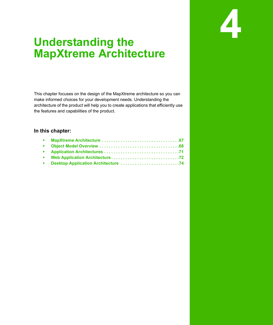 Understanding the mapxtreme architecture | Pitney Bowes MapXtreme User Manual | Page 66 / 640