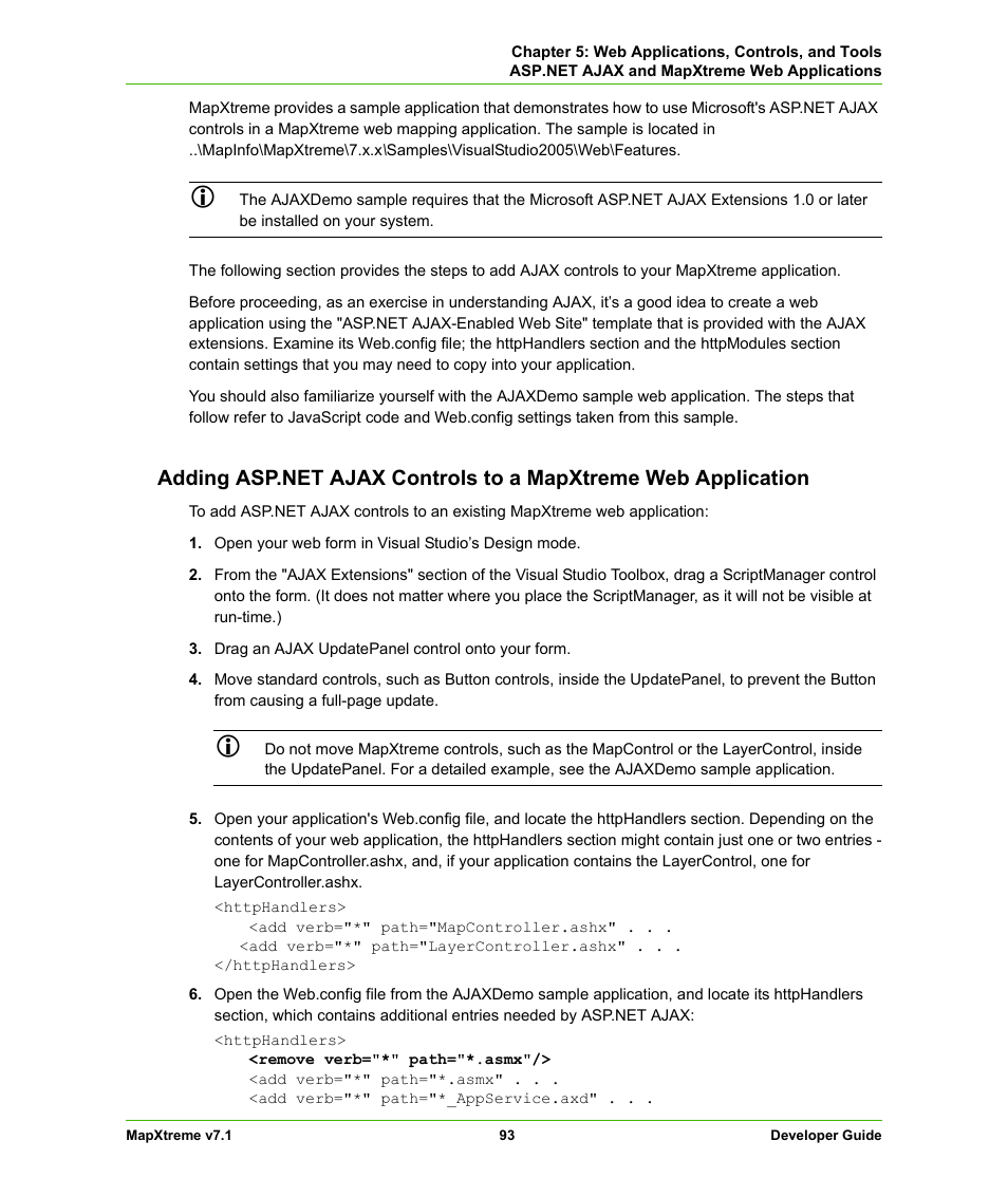 Pitney Bowes MapXtreme User Manual | Page 93 / 640