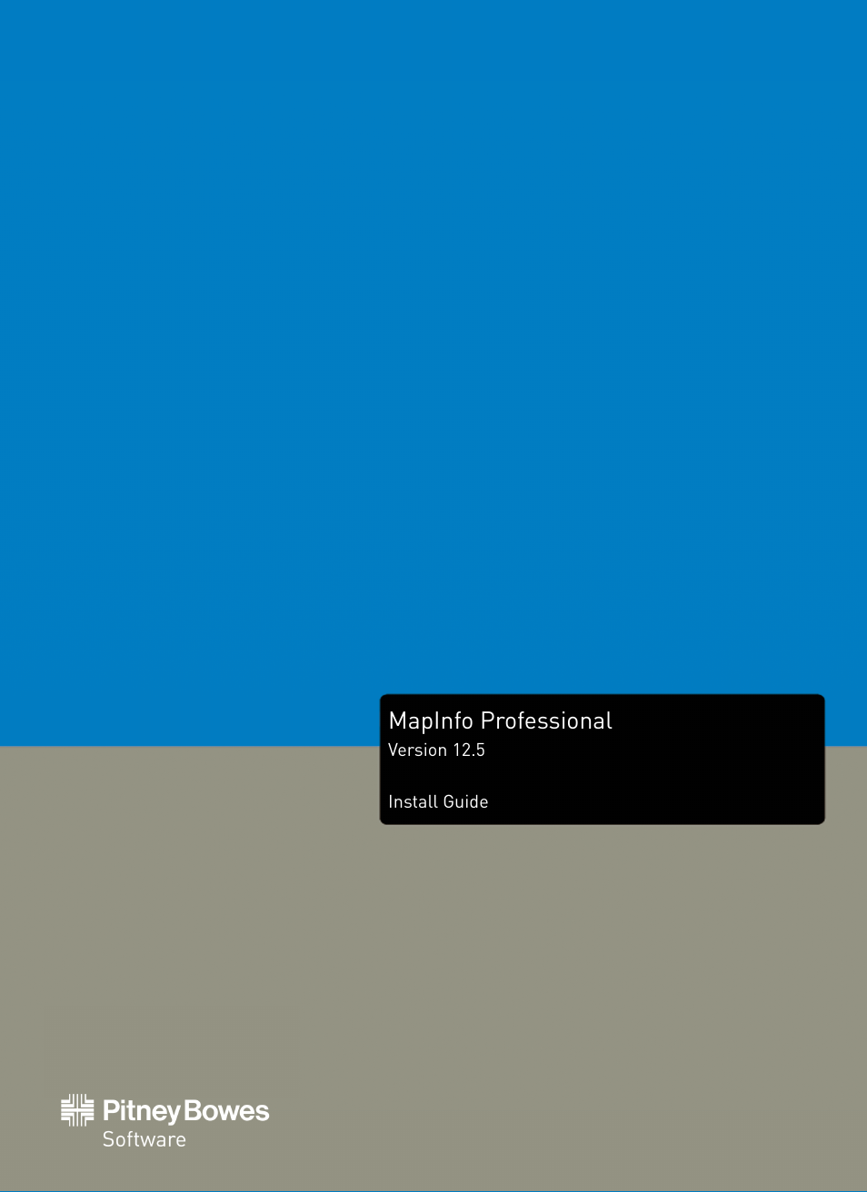 Pitney Bowes MapInfo Professional User Manual | 68 pages
