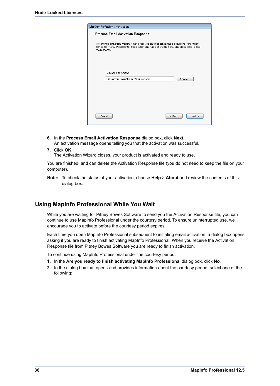 Using mapinfo professional while you wait | Pitney Bowes MapInfo Professional User Manual | Page 36 / 68