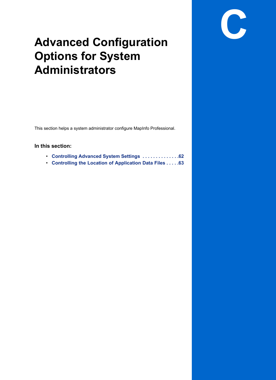 Administrators | Pitney Bowes MapInfo Professional User Manual | Page 61 / 68