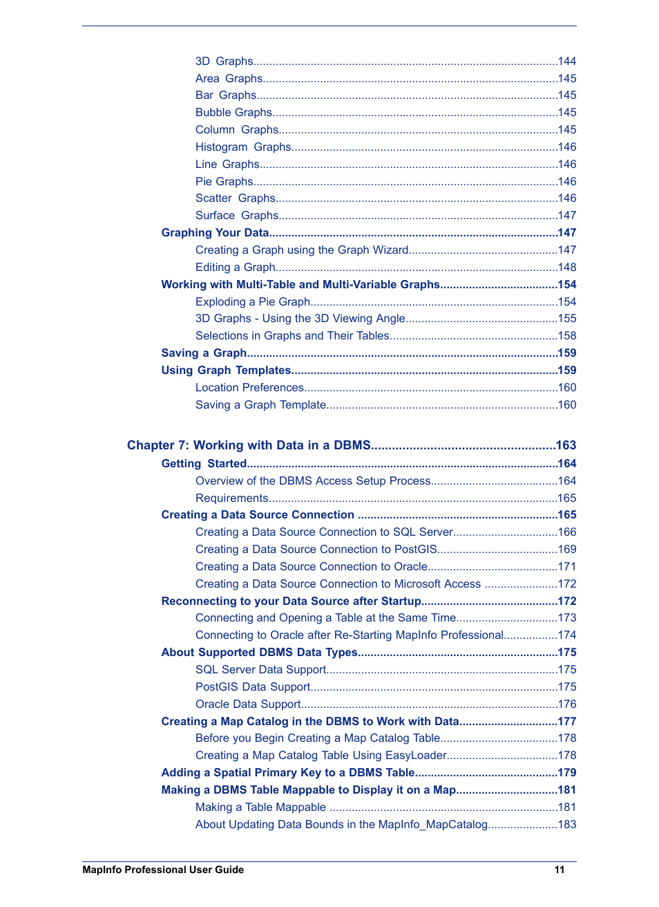 Pitney Bowes MapInfo Professional User Manual | Page 11 / 540