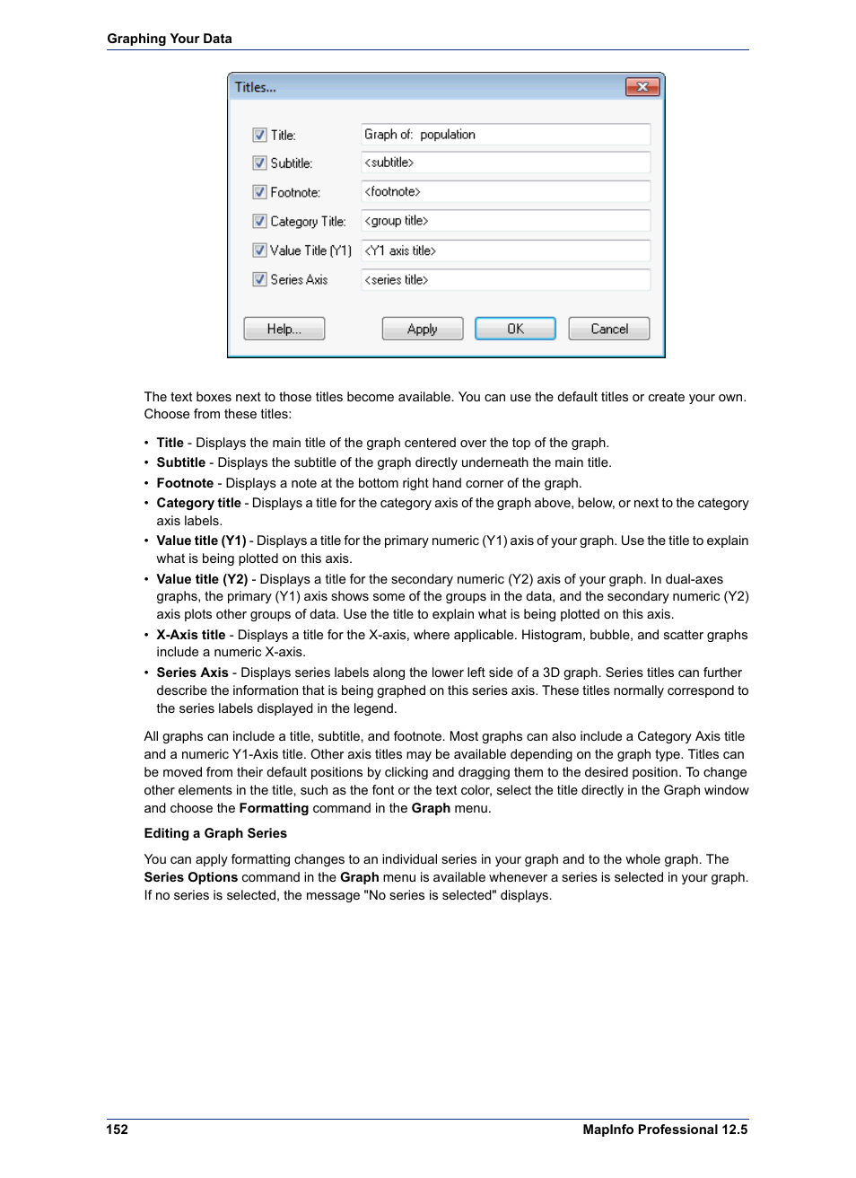 Pitney Bowes MapInfo Professional User Manual | Page 152 / 540