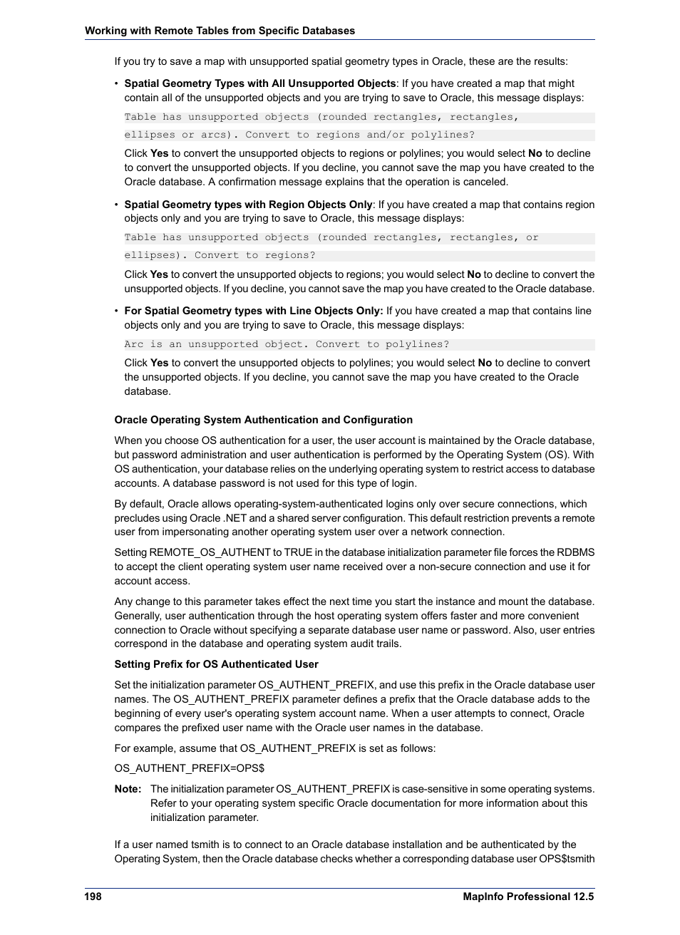 Pitney Bowes MapInfo Professional User Manual | Page 198 / 540