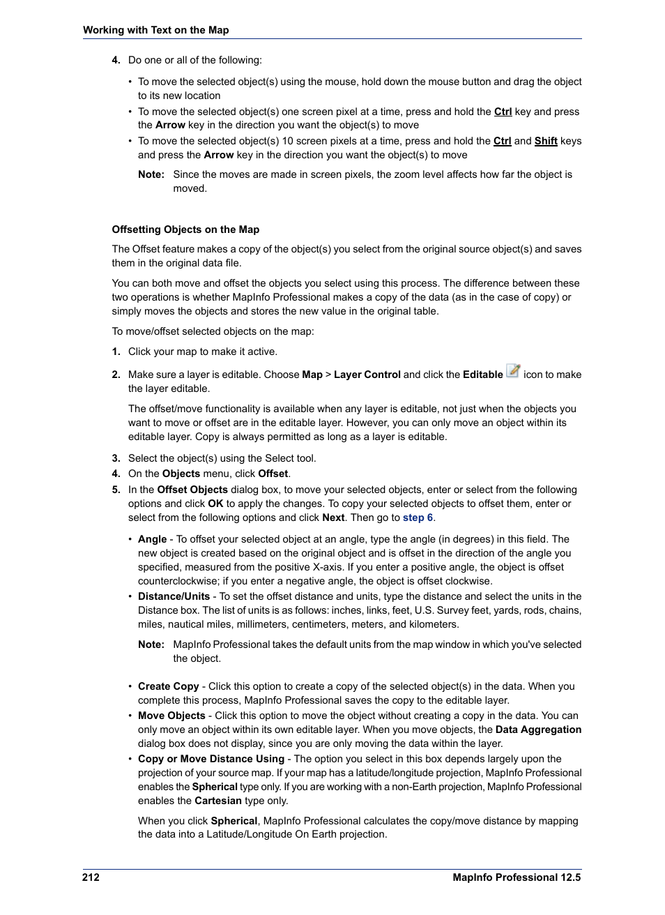 Pitney Bowes MapInfo Professional User Manual | Page 212 / 540