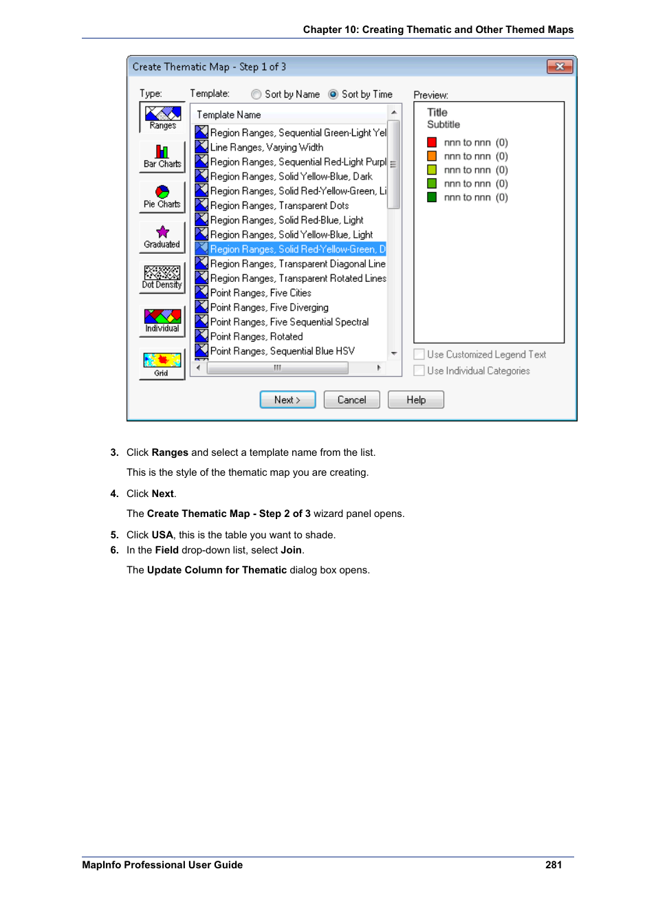 Pitney Bowes MapInfo Professional User Manual | Page 281 / 540