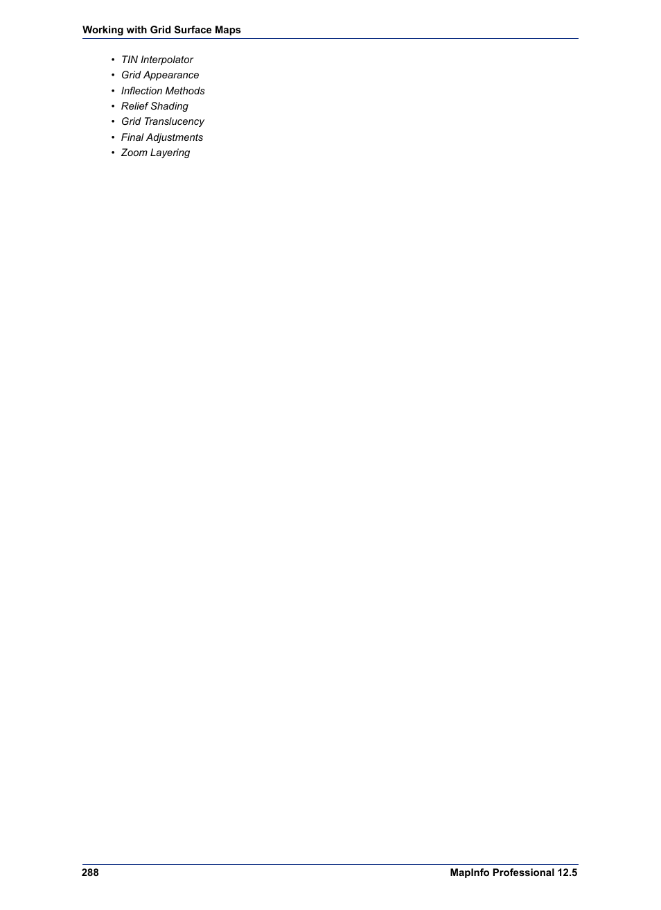 Pitney Bowes MapInfo Professional User Manual | Page 288 / 540