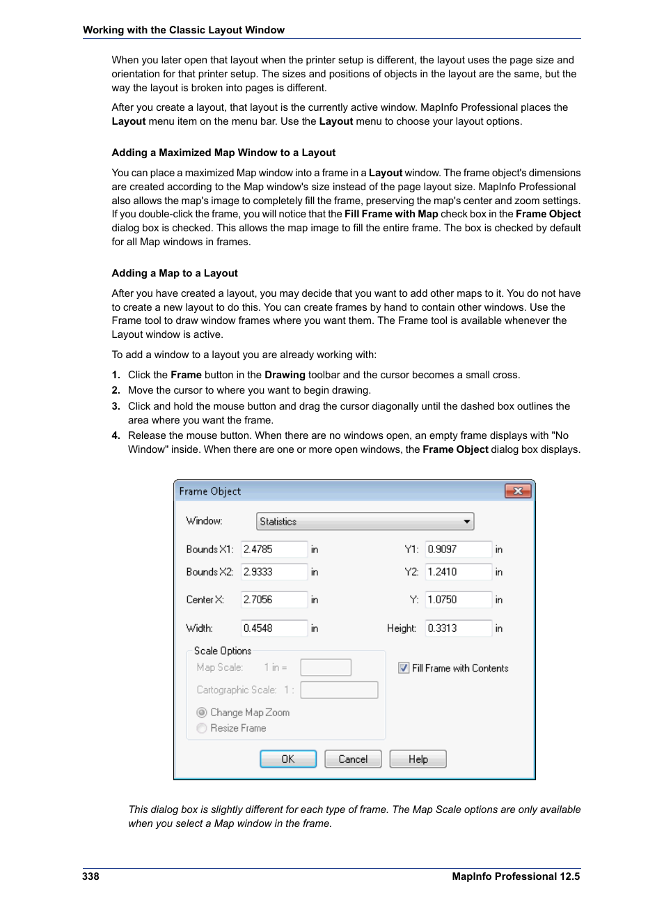 Pitney Bowes MapInfo Professional User Manual | Page 338 / 540