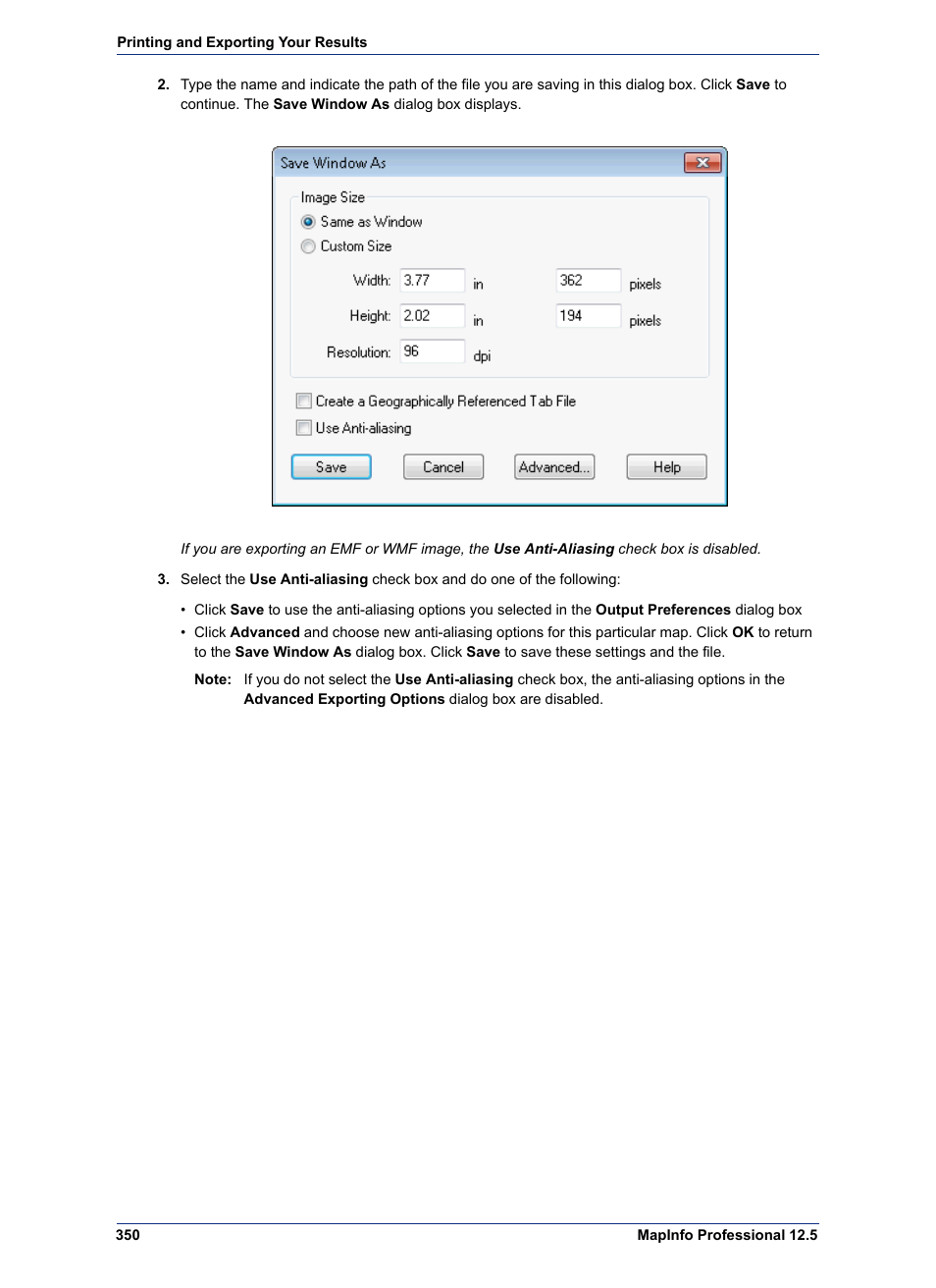 Pitney Bowes MapInfo Professional User Manual | Page 350 / 540
