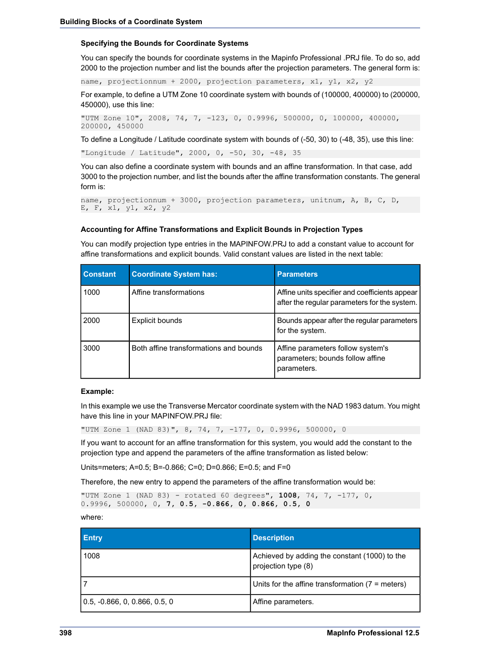 Pitney Bowes MapInfo Professional User Manual | Page 398 / 540