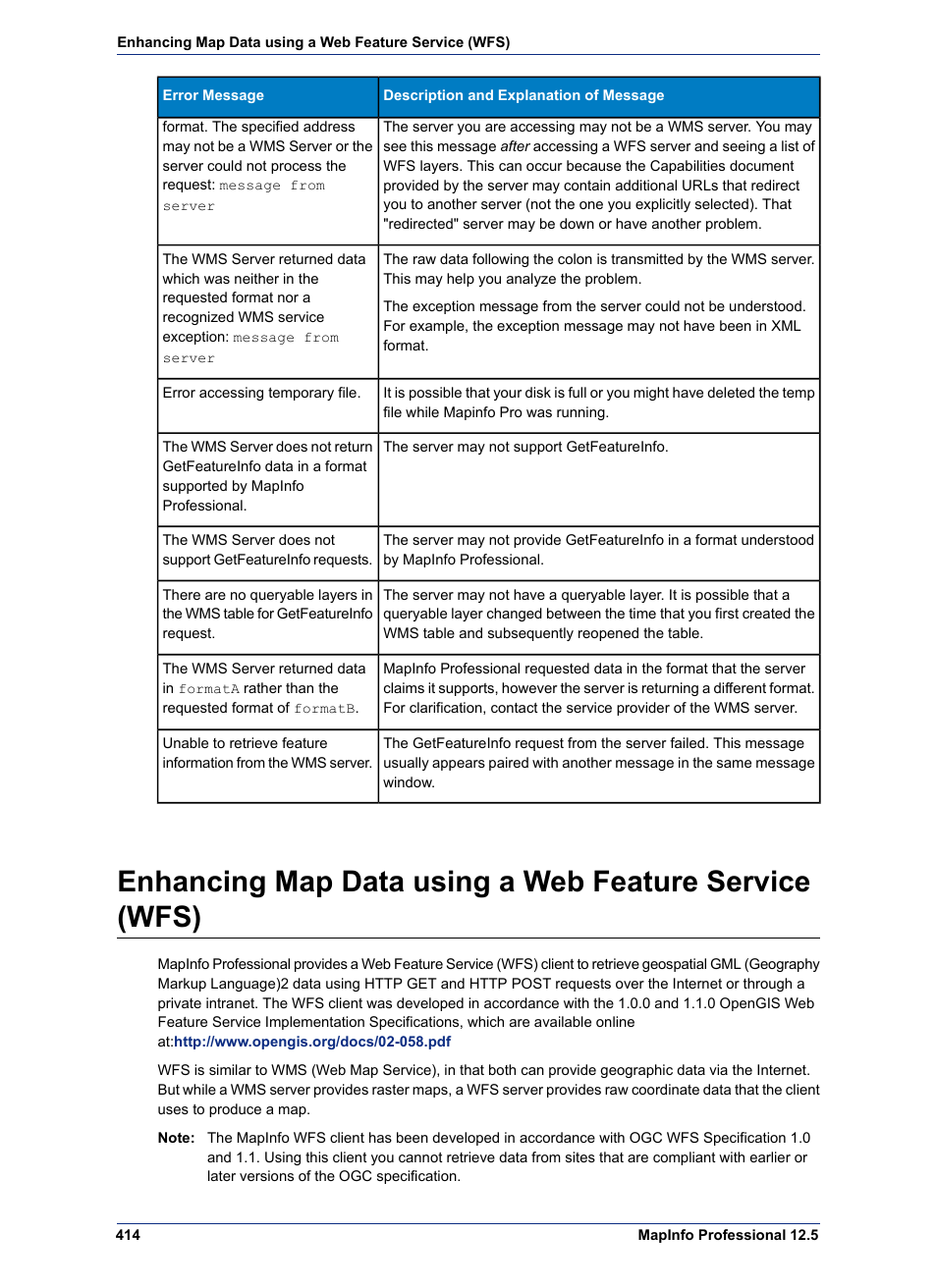 Pitney Bowes MapInfo Professional User Manual | Page 414 / 540