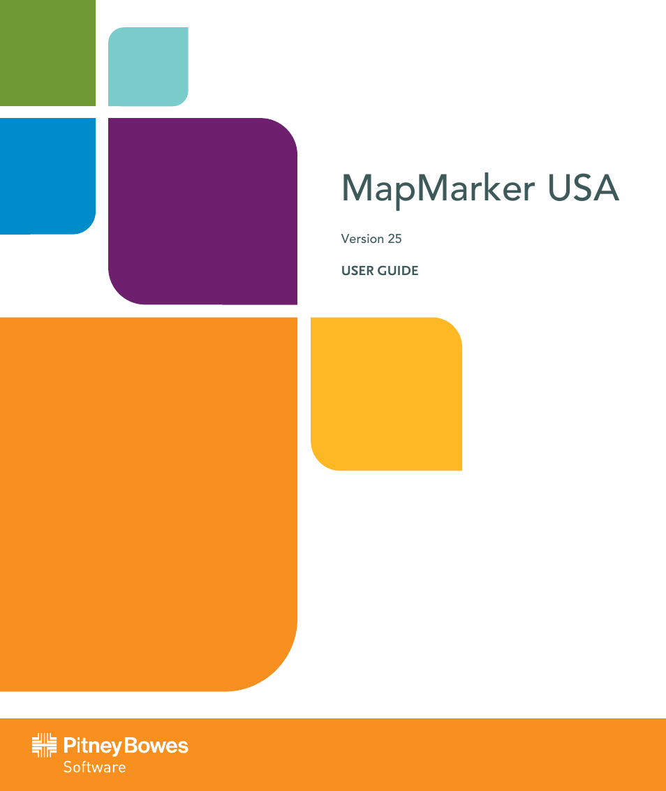 Pitney Bowes MapMarker USA User Manual | 334 pages