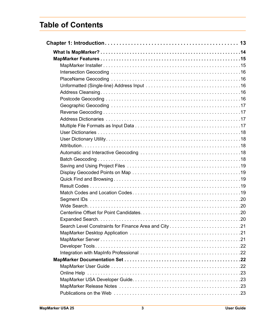 Pitney Bowes MapMarker USA User Manual | Page 3 / 334