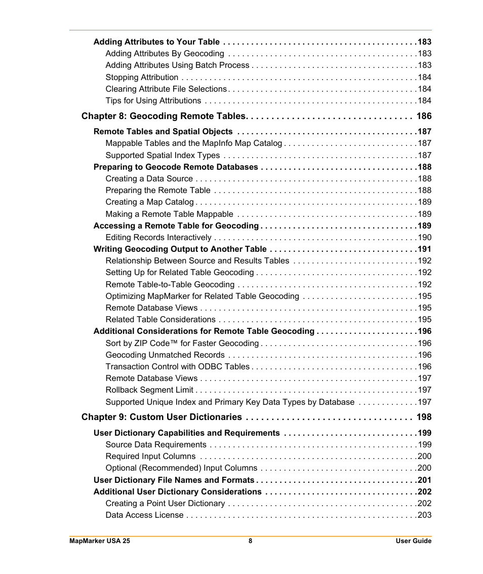 Pitney Bowes MapMarker USA User Manual | Page 8 / 334