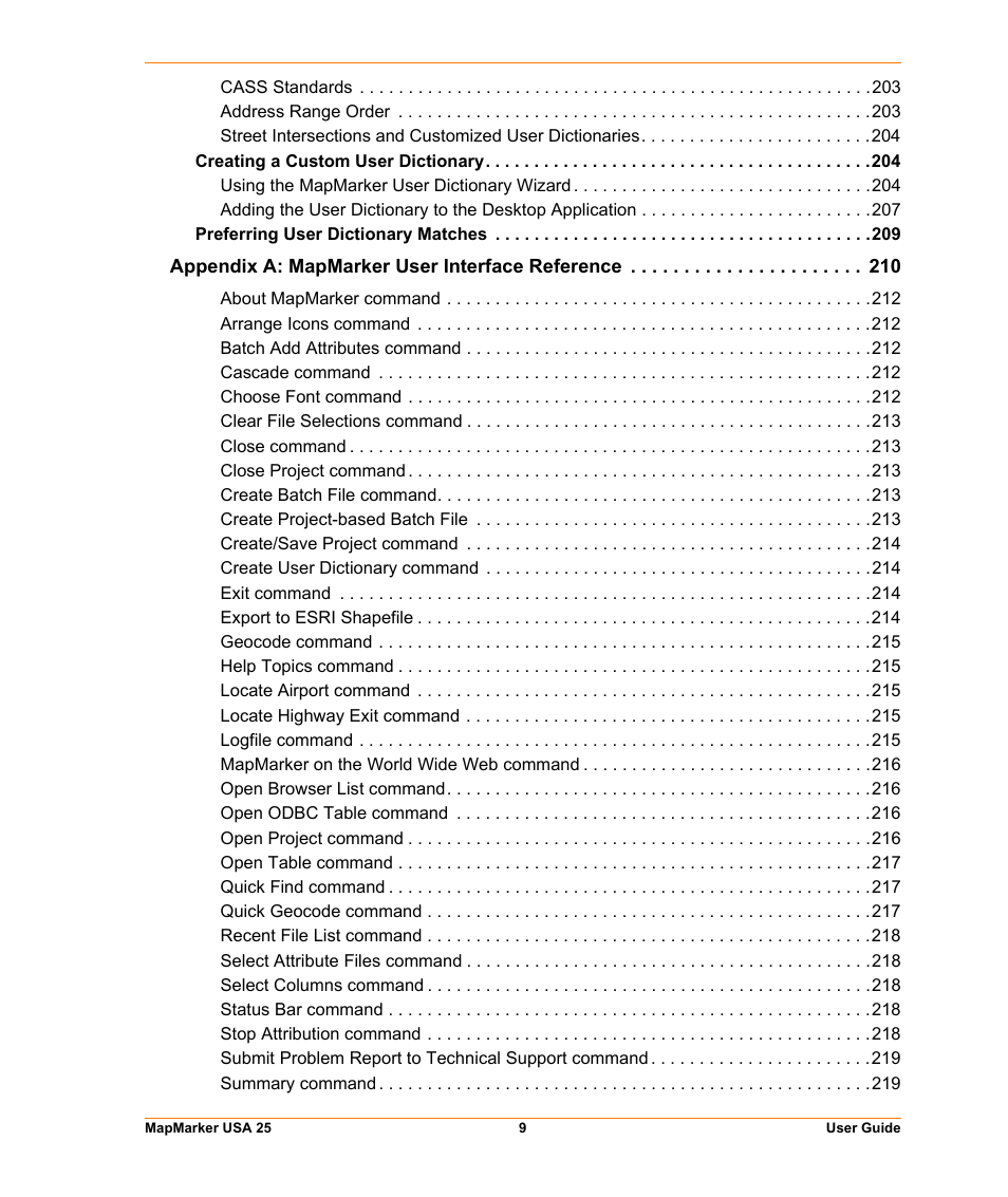 Pitney Bowes MapMarker USA User Manual | Page 9 / 334