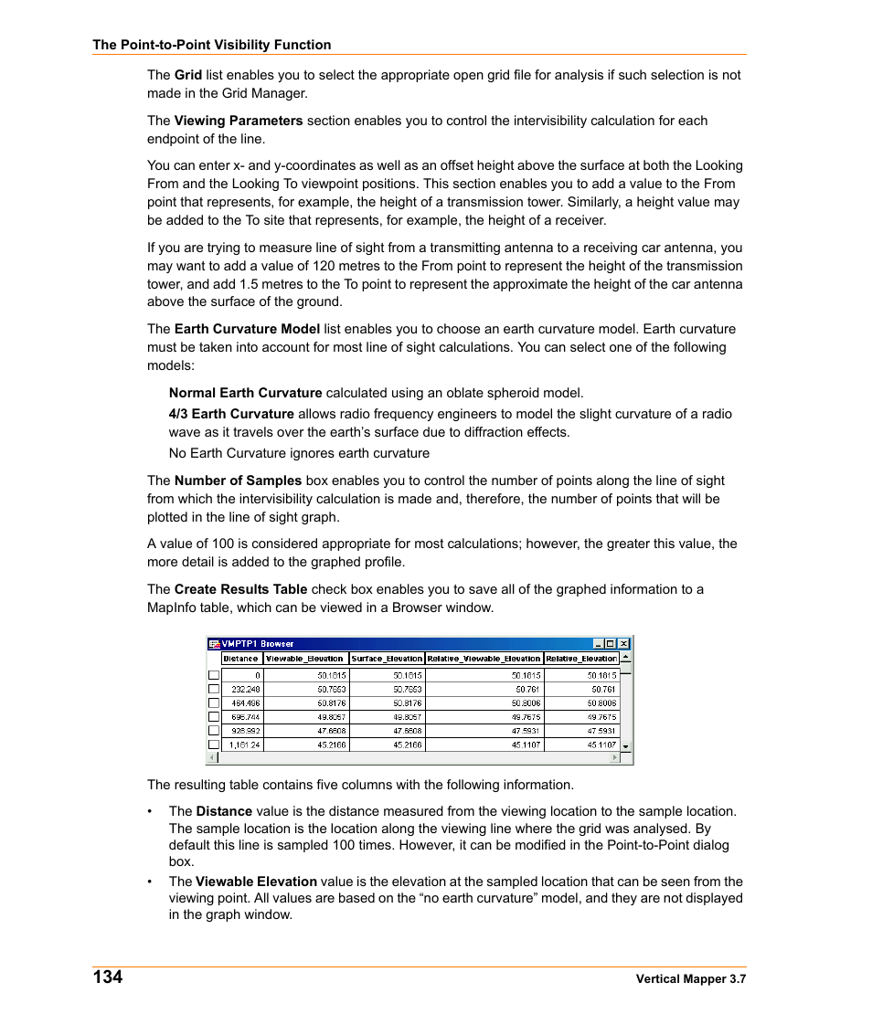 Pitney Bowes MapInfo Vertical Mapper User Manual | Page 136 / 213