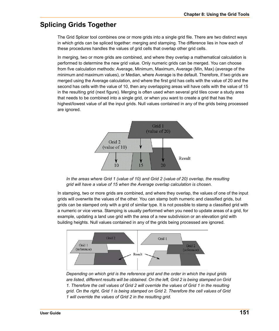 Splicing grids together | Pitney Bowes MapInfo Vertical Mapper User Manual | Page 153 / 213