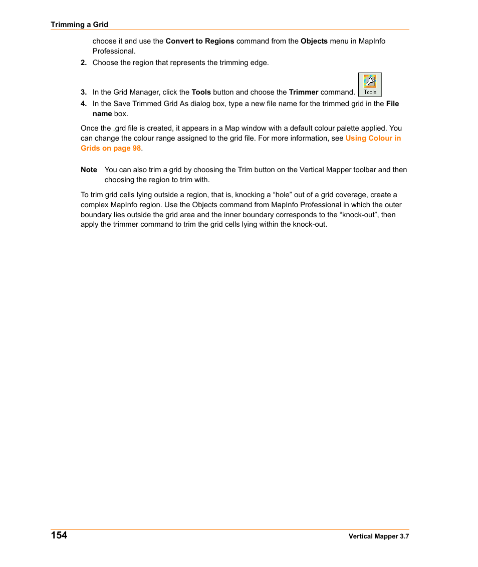 Pitney Bowes MapInfo Vertical Mapper User Manual | Page 156 / 213