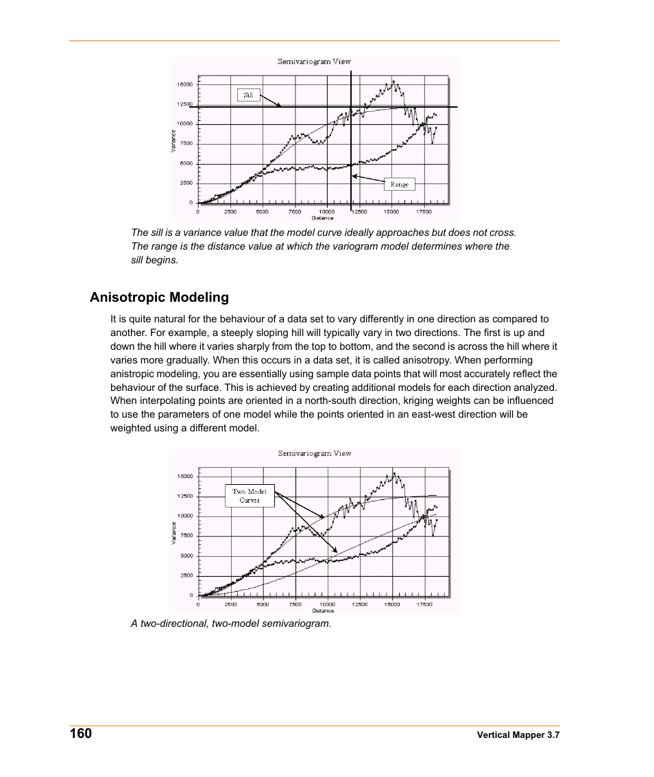 Anisotropic modeling | Pitney Bowes MapInfo Vertical Mapper User Manual | Page 162 / 213