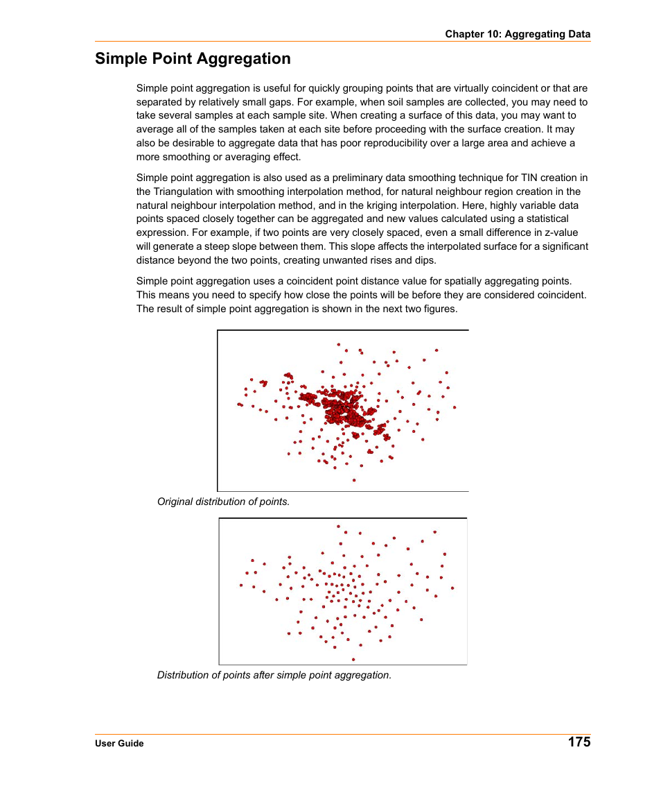 Simple point aggregation | Pitney Bowes MapInfo Vertical Mapper User Manual | Page 177 / 213