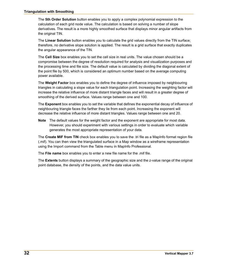 Pitney Bowes MapInfo Vertical Mapper User Manual | Page 34 / 213
