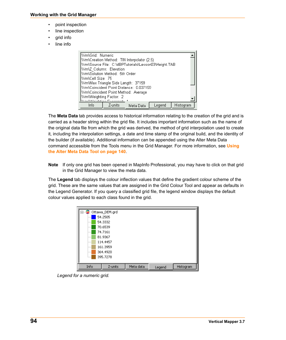 Pitney Bowes MapInfo Vertical Mapper User Manual | Page 96 / 213