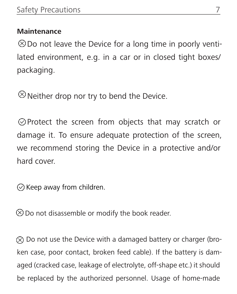 PocketBook Sense with KENZO cover User Manual | Page 7 / 93