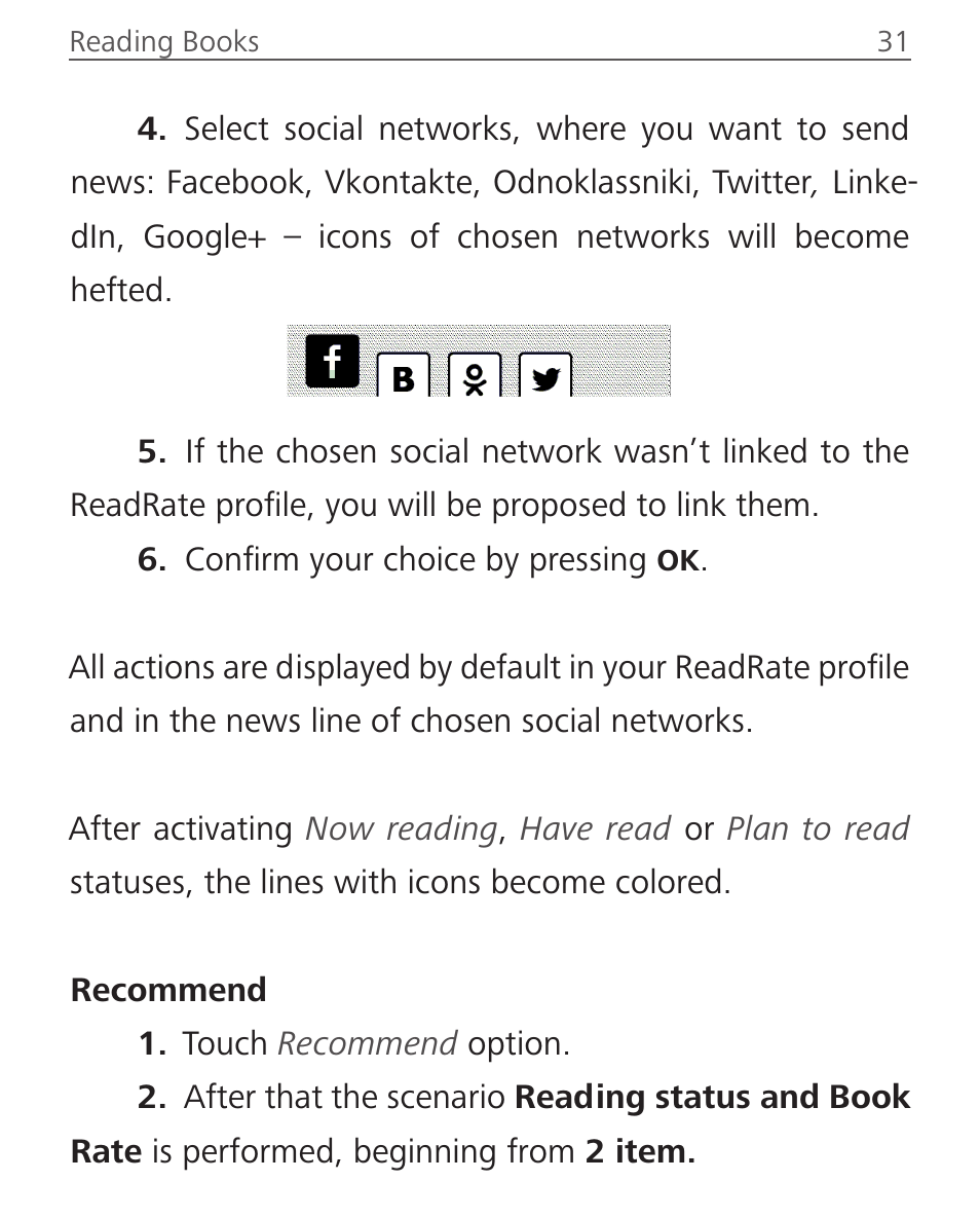 PocketBook InkPad User Manual | Page 31 / 96