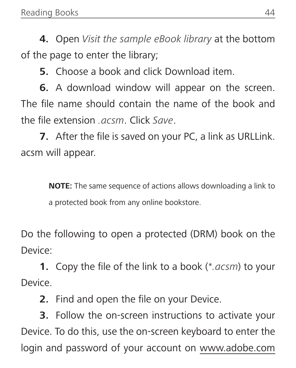PocketBook InkPad User Manual | Page 44 / 96