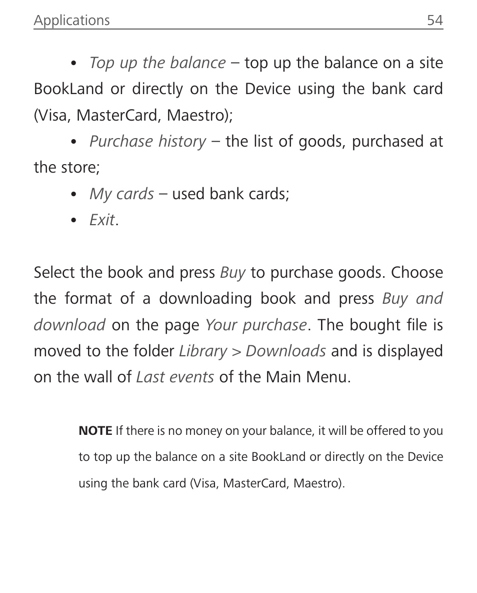 PocketBook InkPad User Manual | Page 54 / 96