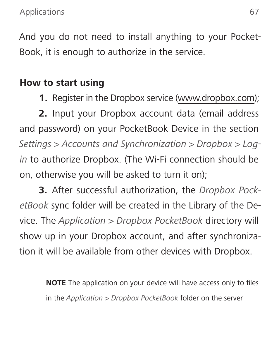 PocketBook InkPad User Manual | Page 67 / 96