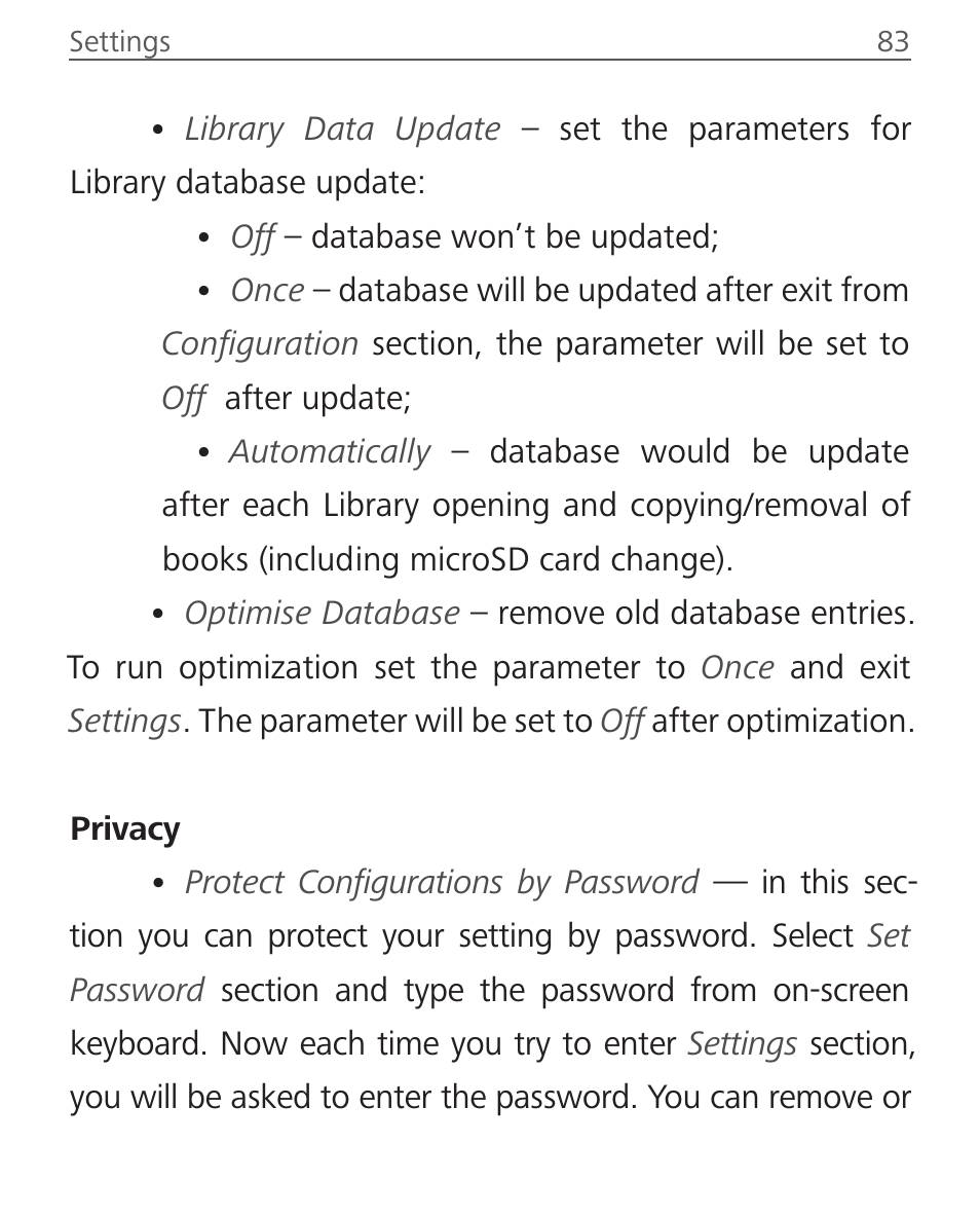 PocketBook InkPad User Manual | Page 83 / 96