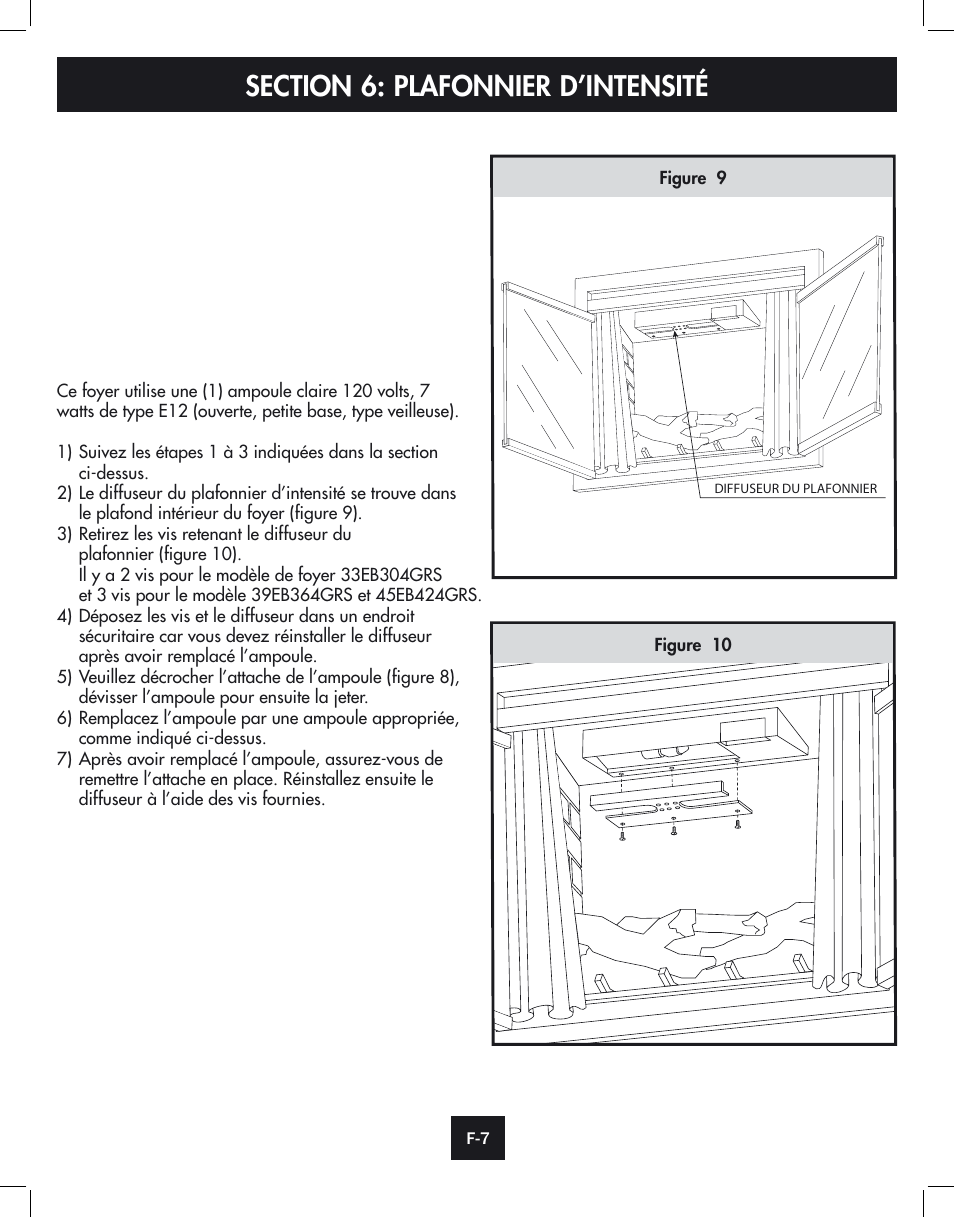 ClassicFlame Built In Electric Furnace 39EB364GRS User Manual | Page 17 / 30