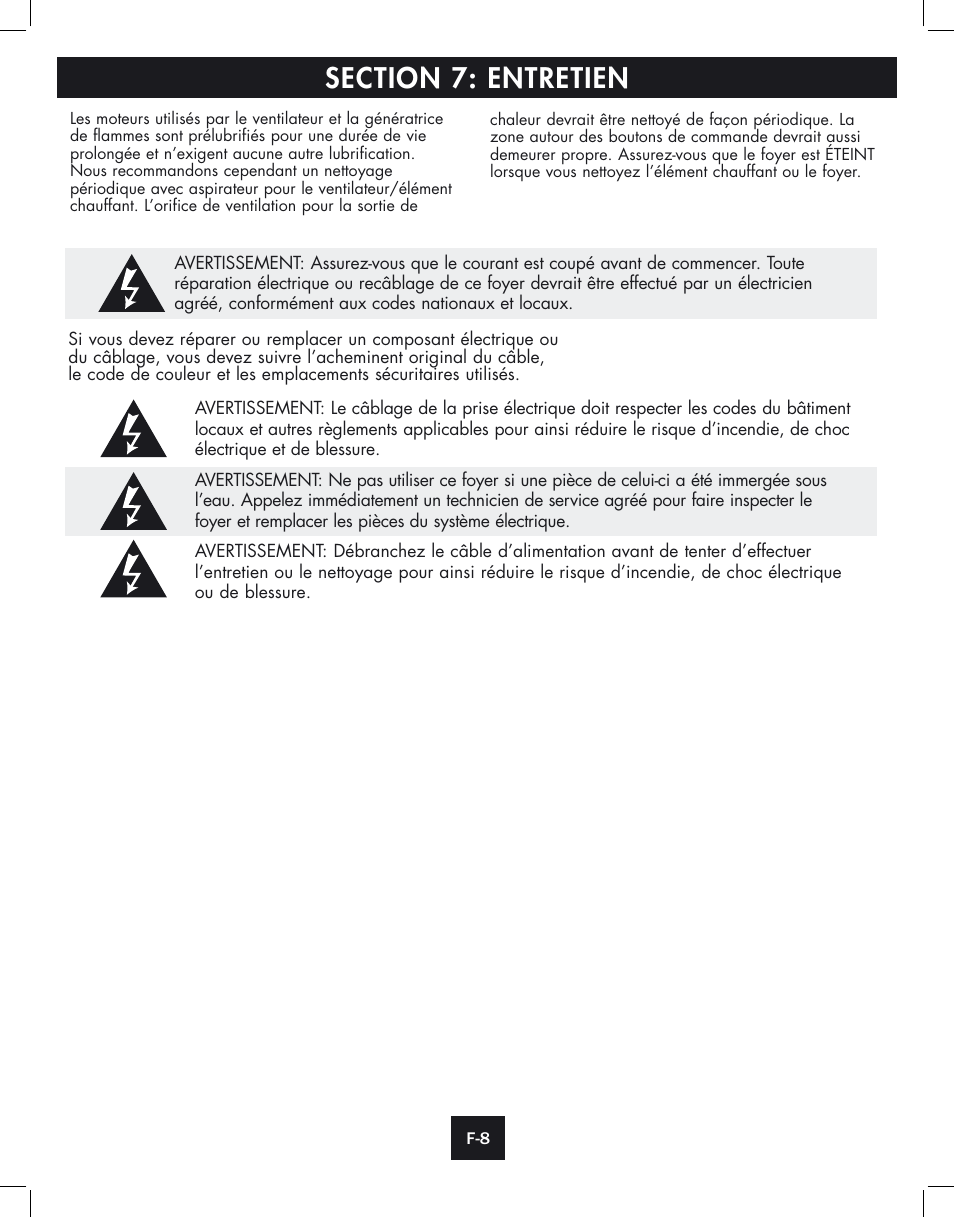 ClassicFlame Built In Electric Furnace 39EB364GRS User Manual | Page 18 / 30