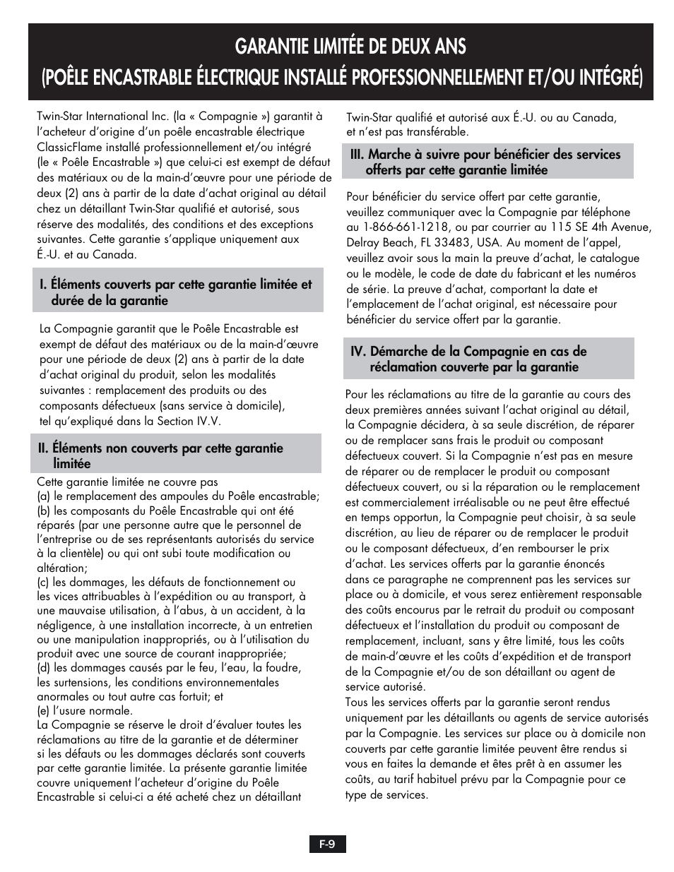 ClassicFlame Built In Electric Furnace 39EB364GRS User Manual | Page 19 / 30