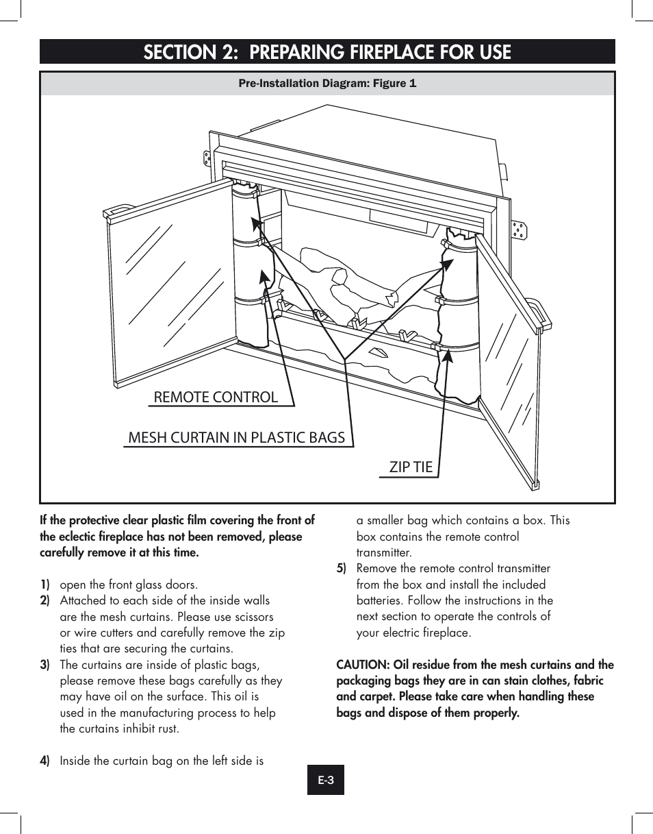 ClassicFlame Built In Electric Furnace 39EB364GRS User Manual | Page 3 / 30