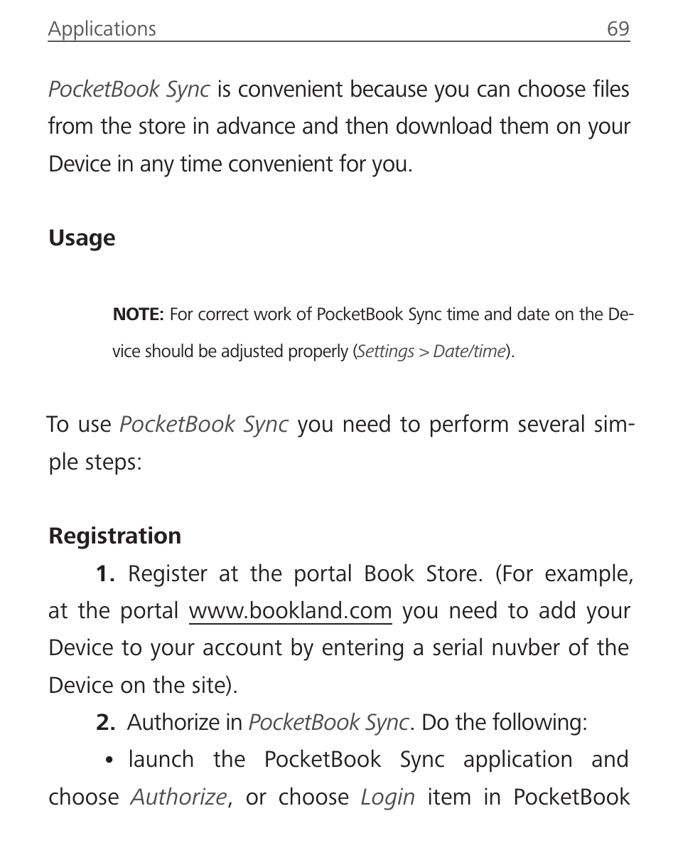 PocketBook Ultra User Manual | Page 69 / 102