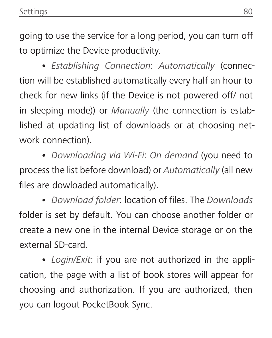 PocketBook Ultra User Manual | Page 80 / 102