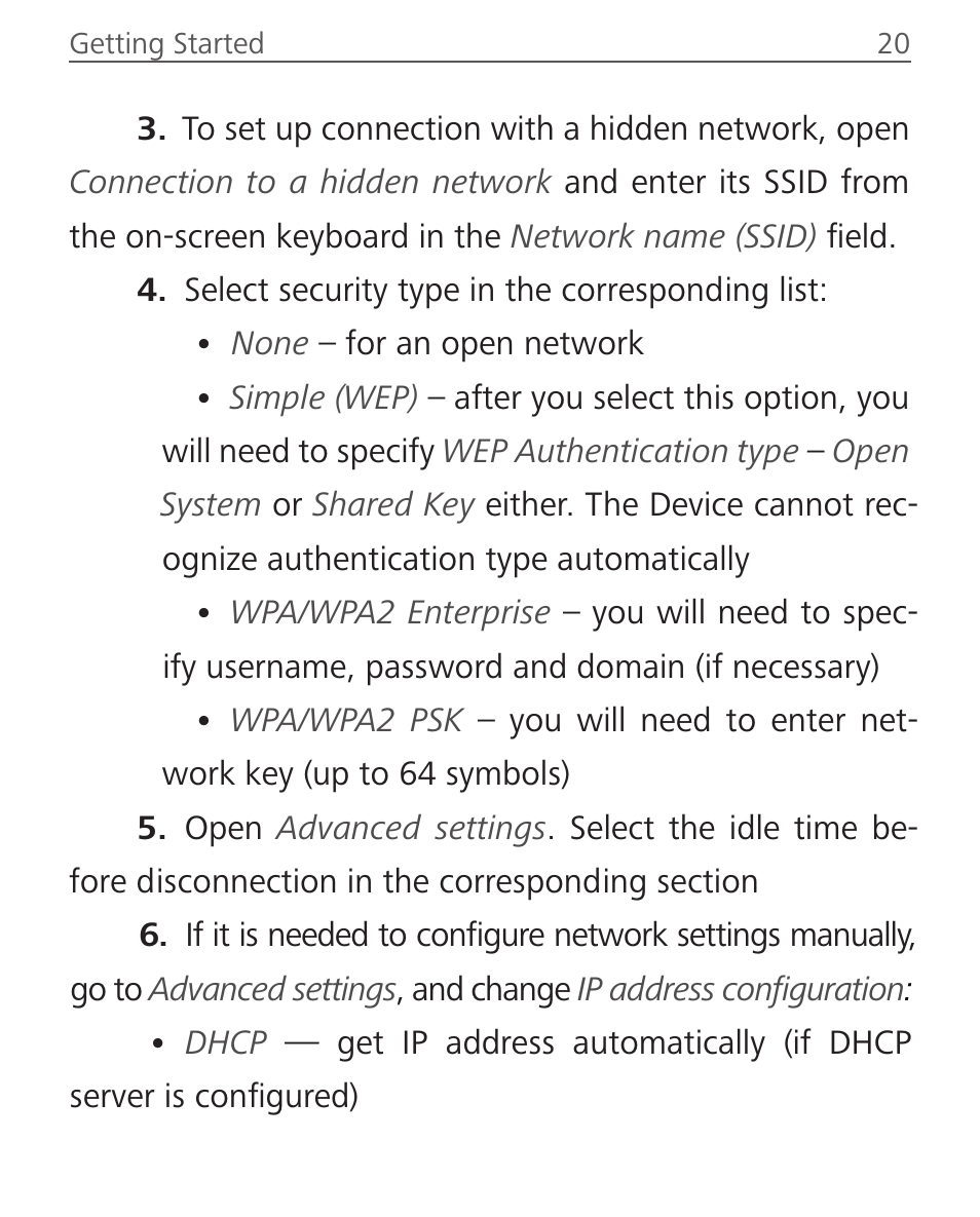 PocketBook Aqua User Manual | Page 20 / 91
