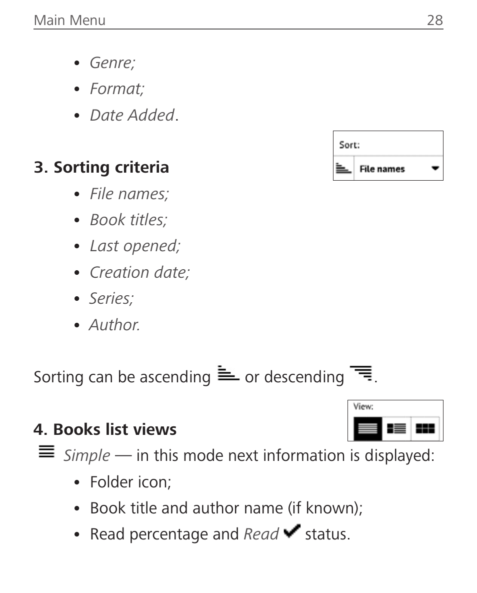 PocketBook Aqua User Manual | Page 28 / 91