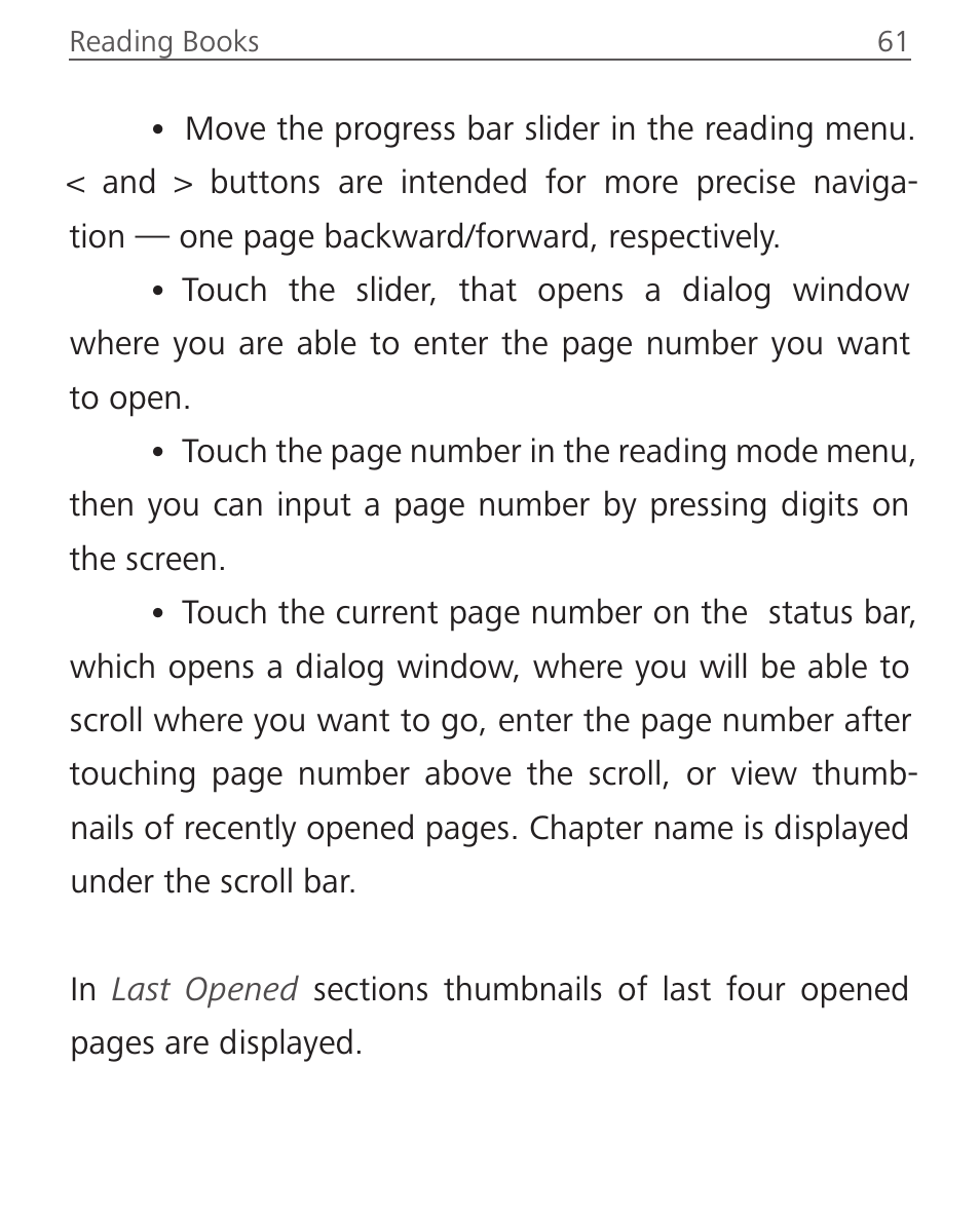 PocketBook Aqua User Manual | Page 61 / 91