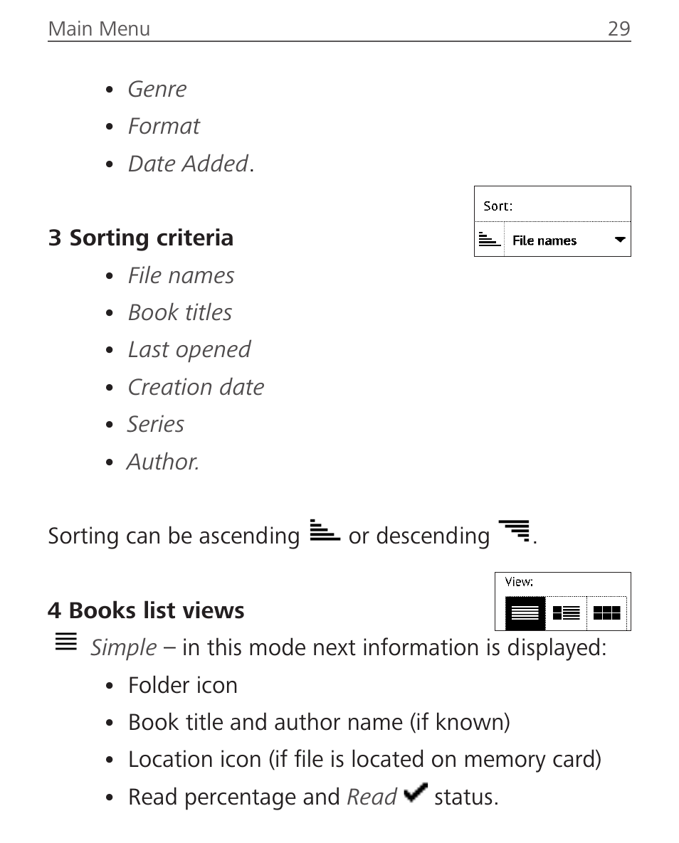 PocketBook Touch Lux 2 User Manual | Page 29 / 95